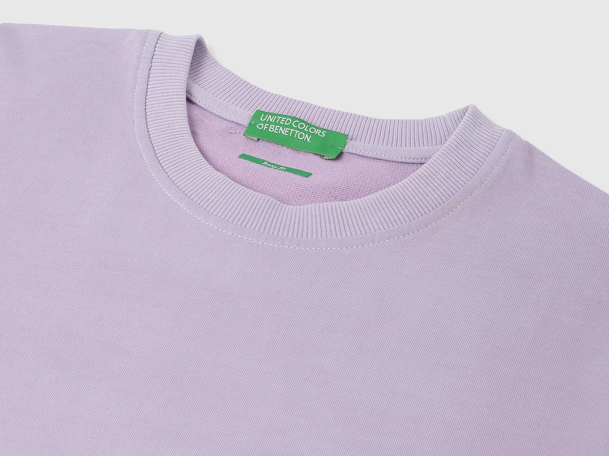 Regular Fit Crew Neck Ombre Sweatshirt