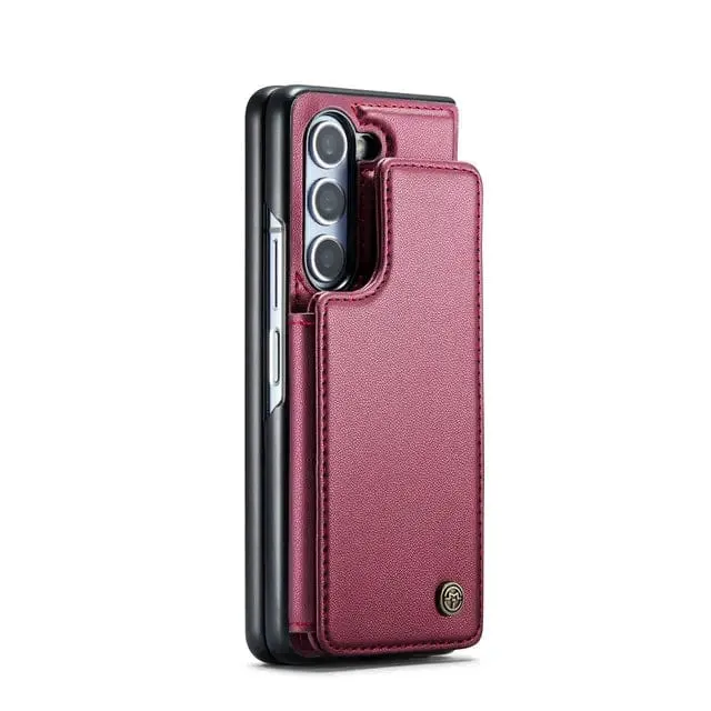 RFID Flip Leather Wallet Case For Samsung Z Fold