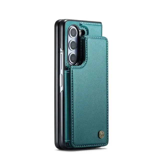 RFID Flip Leather Wallet Case For Samsung Z Fold