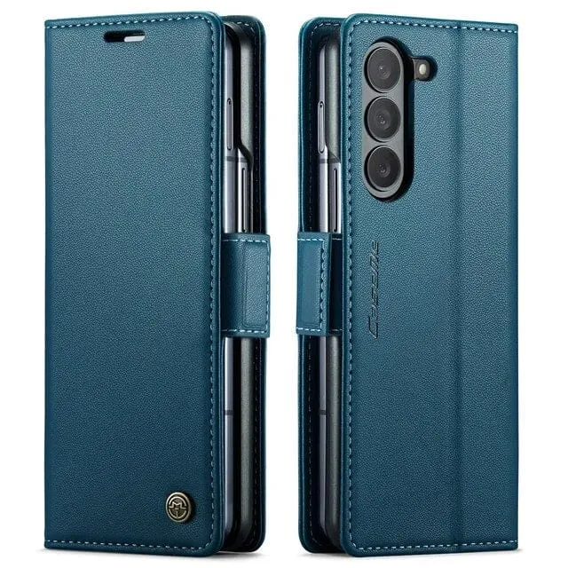 RFID Leather Card Holder Case For Samsung Z Fold