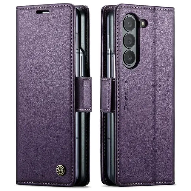 RFID Leather Card Holder Case For Samsung Z Fold