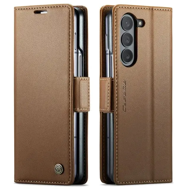 RFID Leather Card Holder Case For Samsung Z Fold