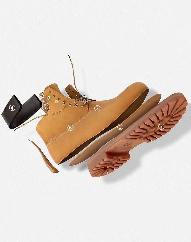 Rhubarb British Style Tooling Leather Unisex Desert Boot