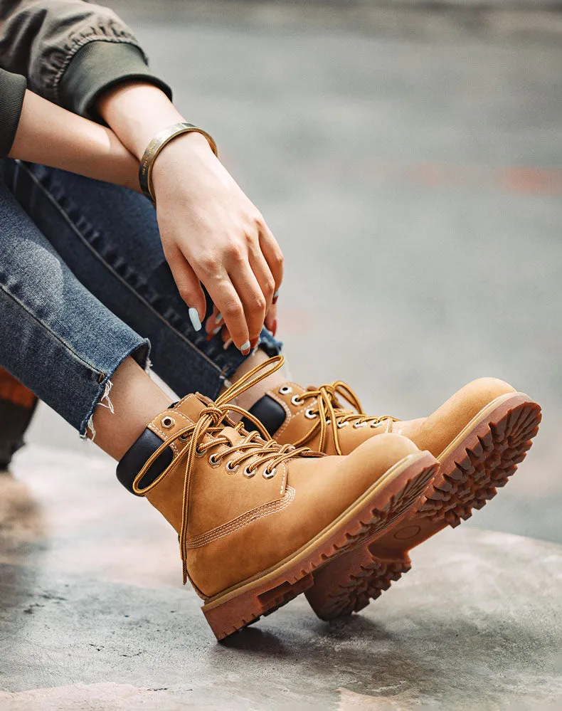 Rhubarb British Style Tooling Leather Unisex Desert Boot