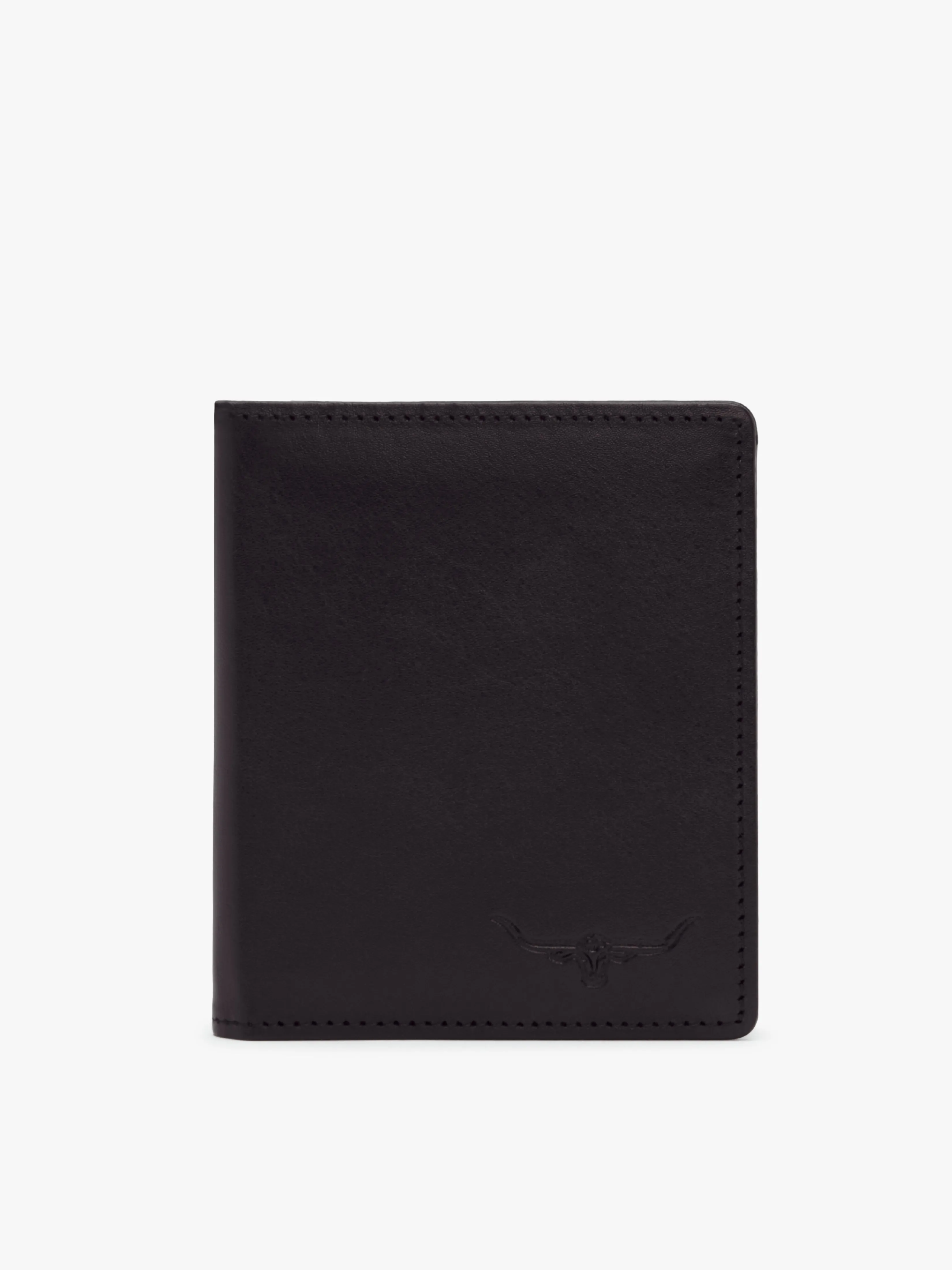 R.M. Williams Kangaroo Tri-Fold Wallet - Black