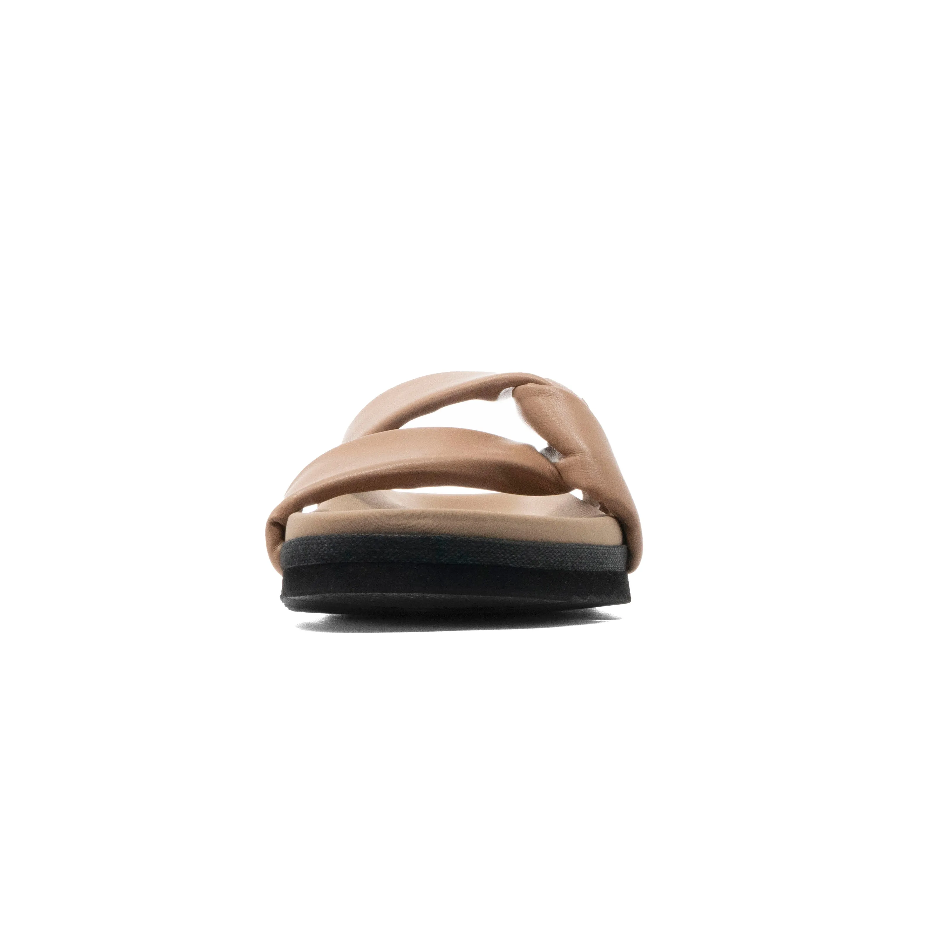 ROAM SIDE SLIP SANDAL NUDE VEGAN LEATHER