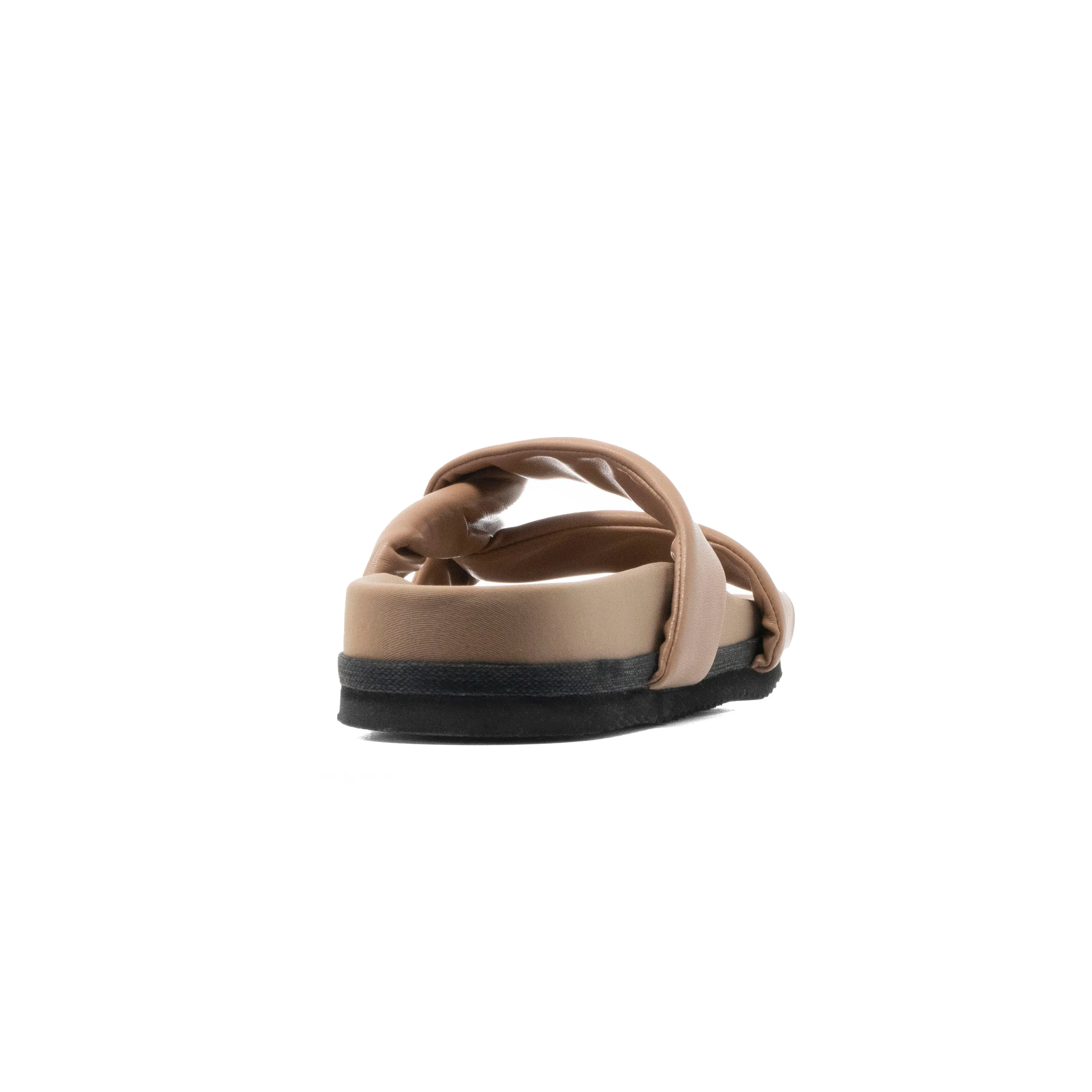 ROAM SIDE SLIP SANDAL NUDE VEGAN LEATHER