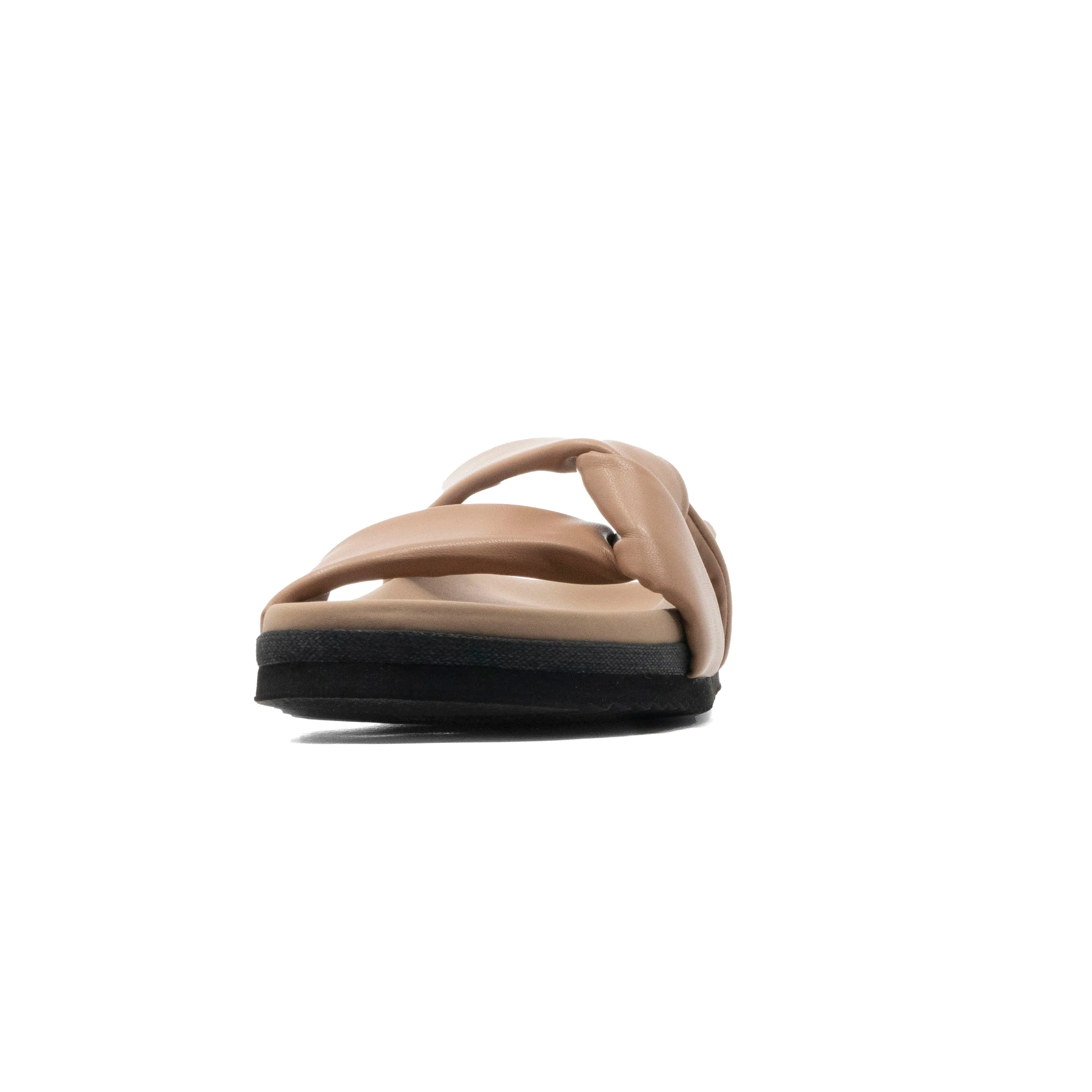 ROAM SIDE SLIP SANDAL NUDE VEGAN LEATHER