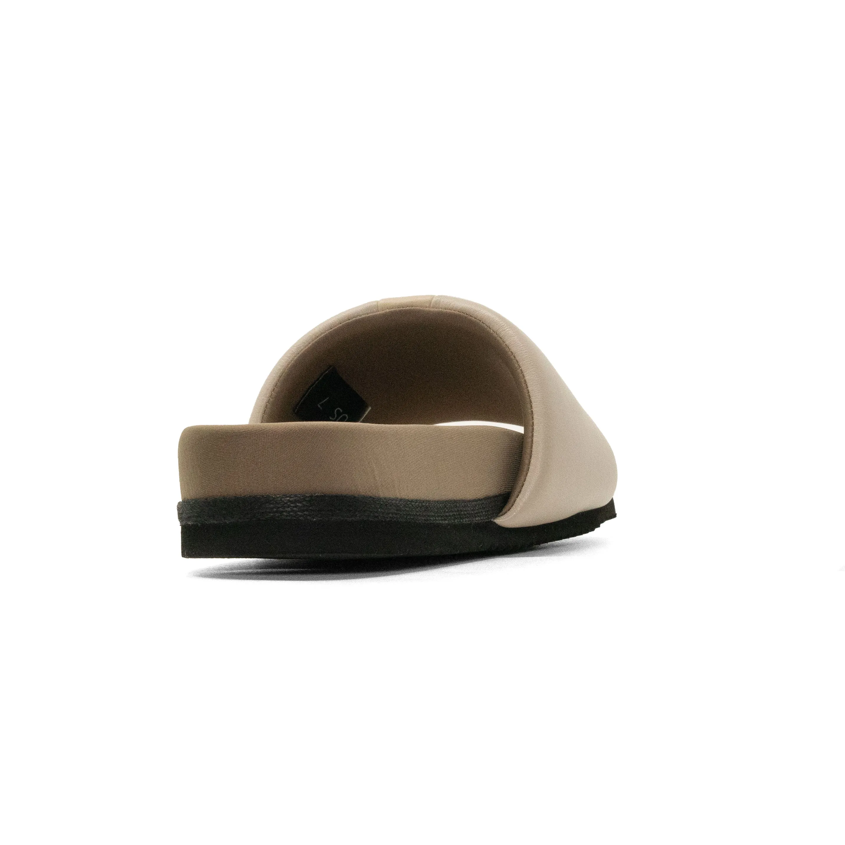ROAM STRIPE SLIDER CEMENT & CREAM VEGAN LEATHER