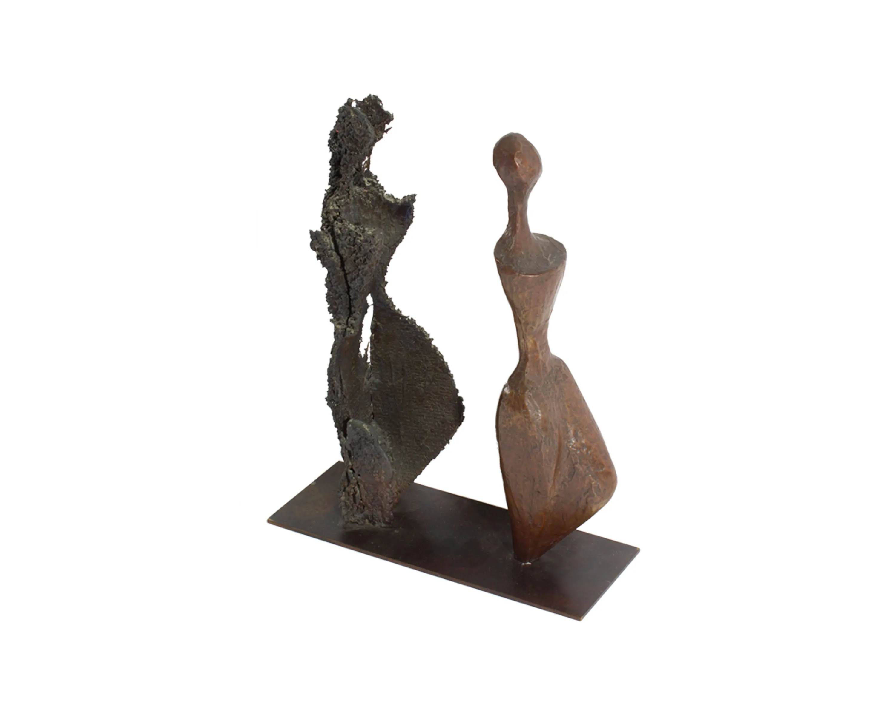 Robert X. Holmes Signed “Emerging” Limited Edition Bronze Sculpture