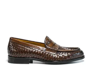 Roberto Serpentini Men's TDM Woven Leather Loafer 55713 50%OFF