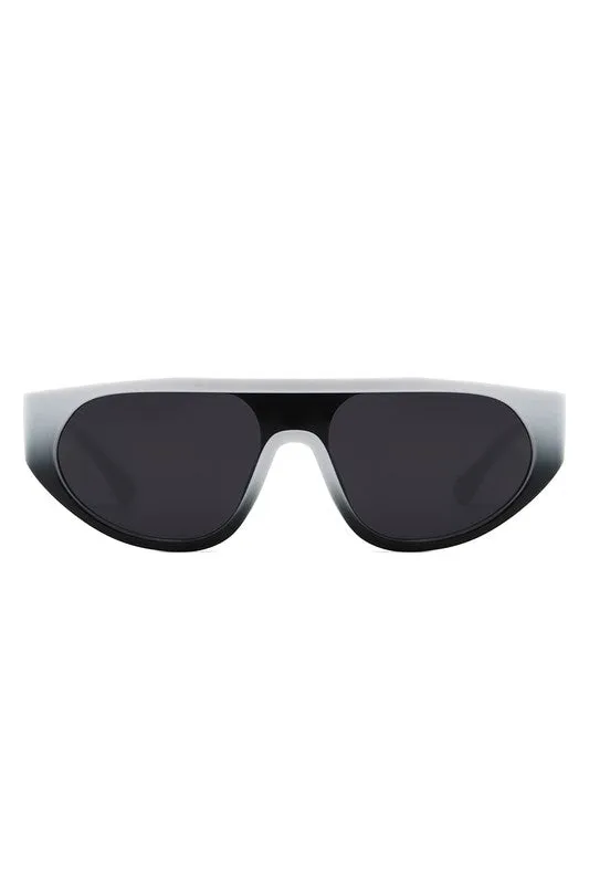 Round Flat Top Retro Fashion Sunglasses