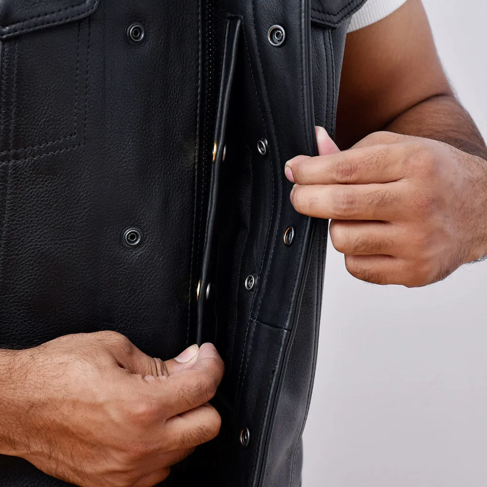 RUTGER - Motorcycle Leather Vest