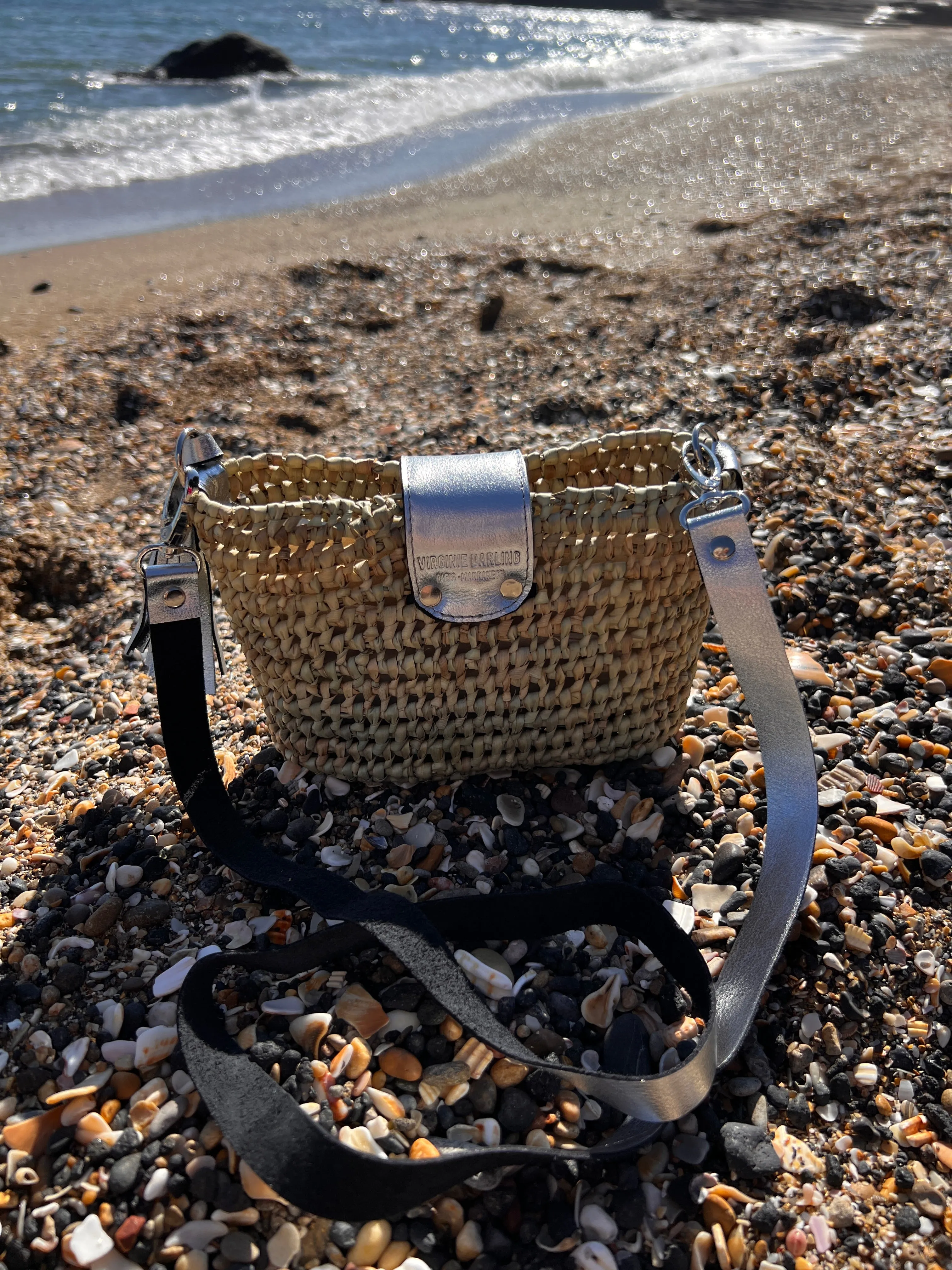 Sac Riviera argent VIRGINIE DARLING