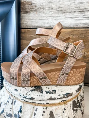 Sandcastle Platform Sandal - Bronze