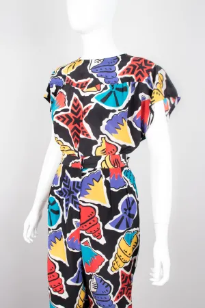 Seashell Print Top & Pant Set