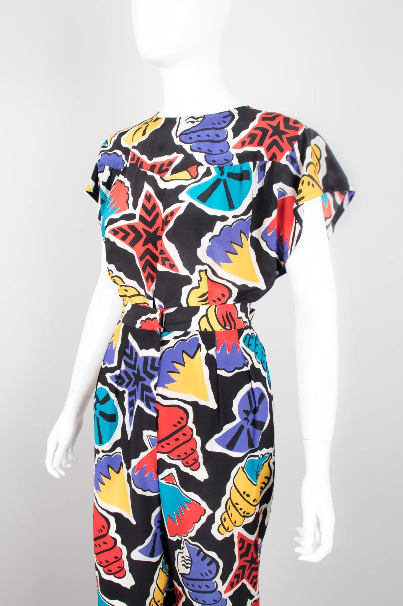 Seashell Print Top & Pant Set