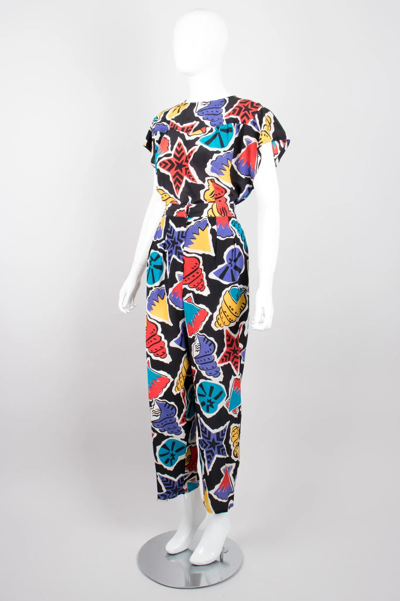 Seashell Print Top & Pant Set