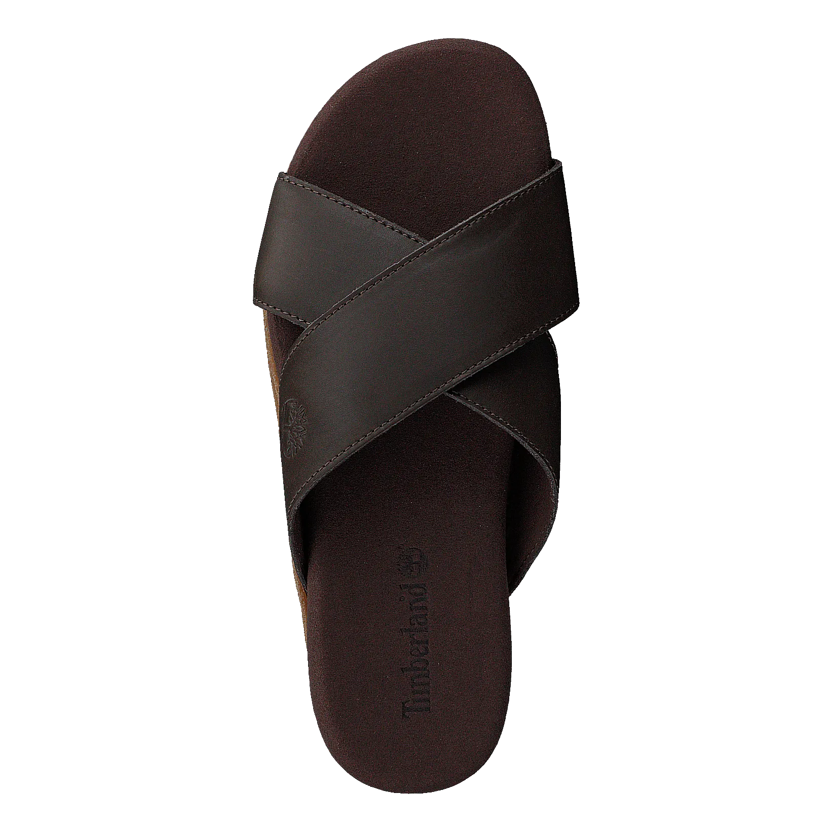 Seatonbay Crossstrapslide Dark Brown Leather