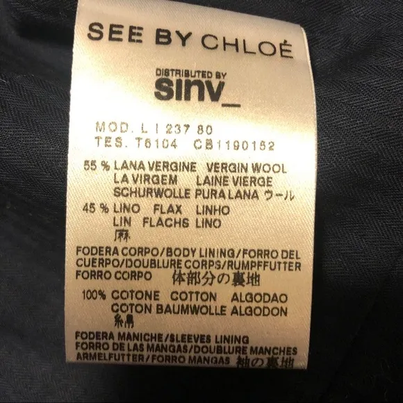 See by Chloe Blazer Size 2