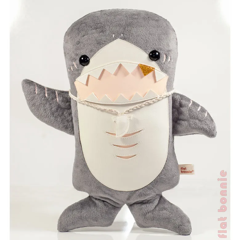Shark stuffed animal - Handmade plush shark