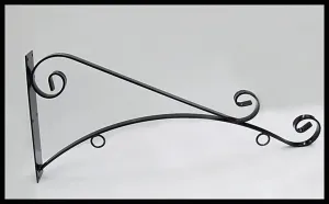 Sign Bracket, Custom Sign Bracket 24" Bistro Style Restaurant Sign Bracket, Business Sign Bracket, Custom Business and Restaurant Signage