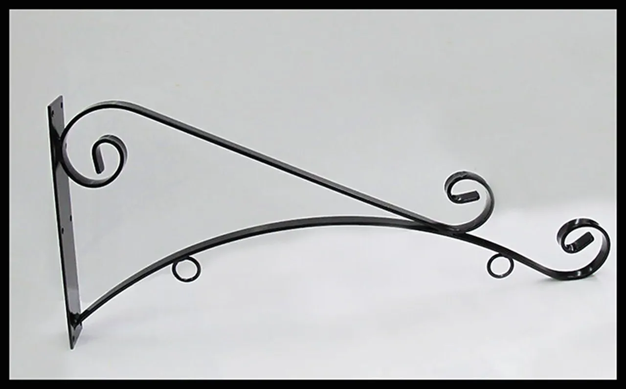 Sign Bracket, Custom Sign Bracket 24" Bistro Style Restaurant Sign Bracket, Business Sign Bracket, Custom Business and Restaurant Signage