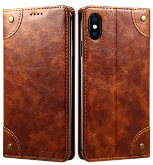 SINIANL iPhone 6S Plus Case, iPhone 6 Plus Case, Leather Wallet Folio Case Book Design Magnetic Closure with Stand and ID Holder Credit Card Slots for iPhone 6S Plus / 6 Plus