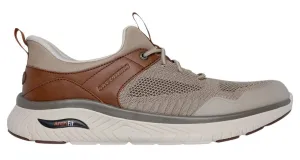 Skechers Slip-ins Men's Relaxed Fit: Arch Crosser - Emeric Taupe Brown