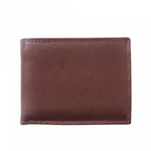 Slim Bi-Fold Wallet with Flip-up Flap