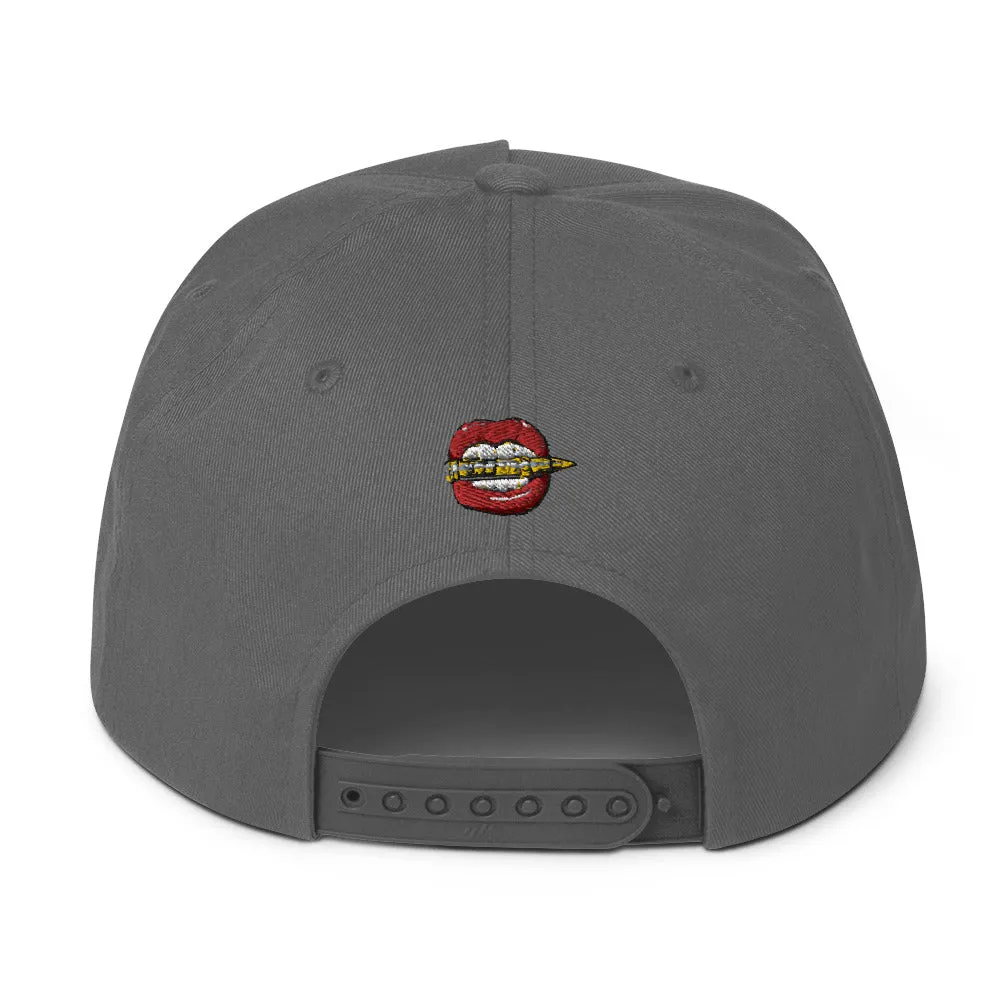 Slim Fine Flat Bill Cap