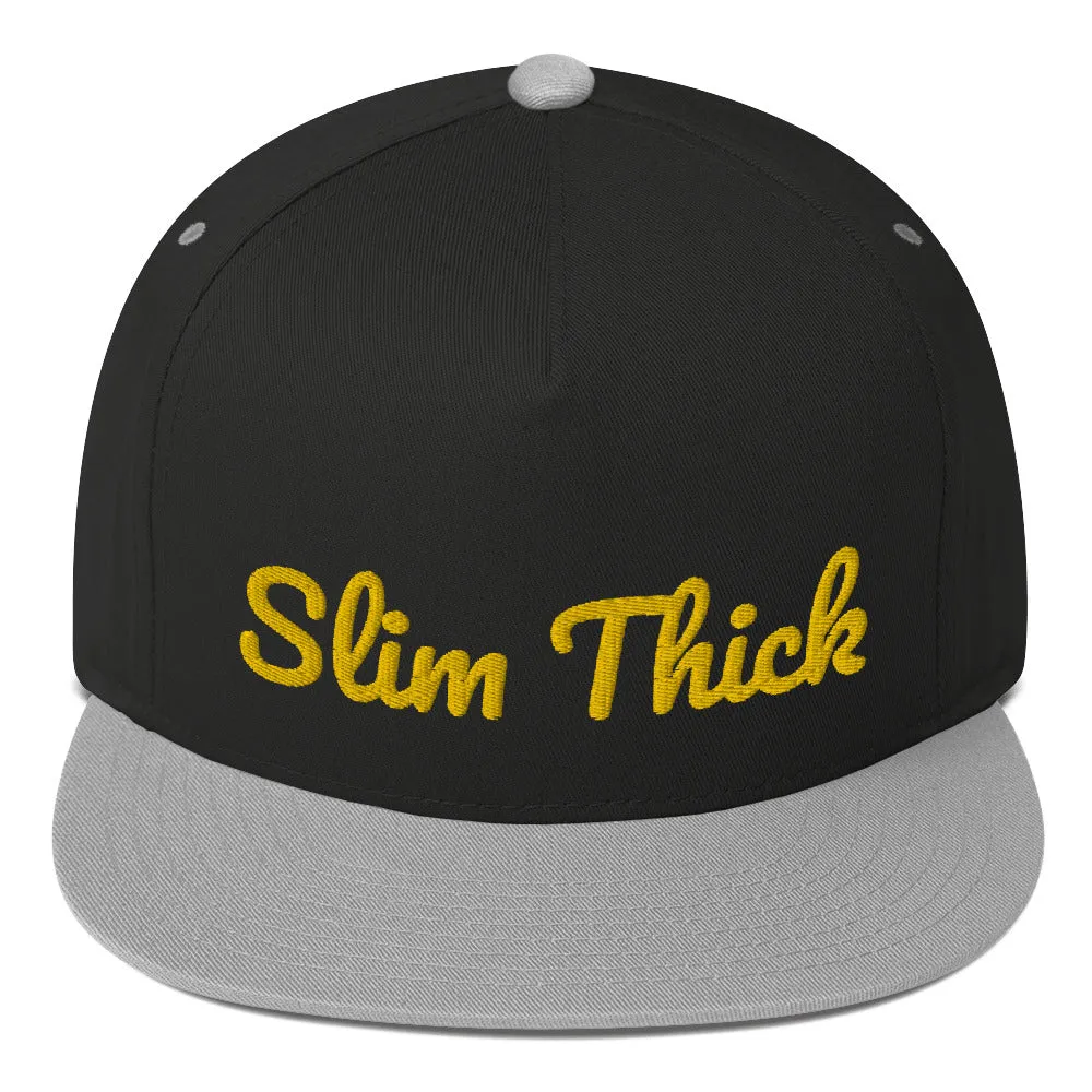 Slim Thick Flat Bill Cap