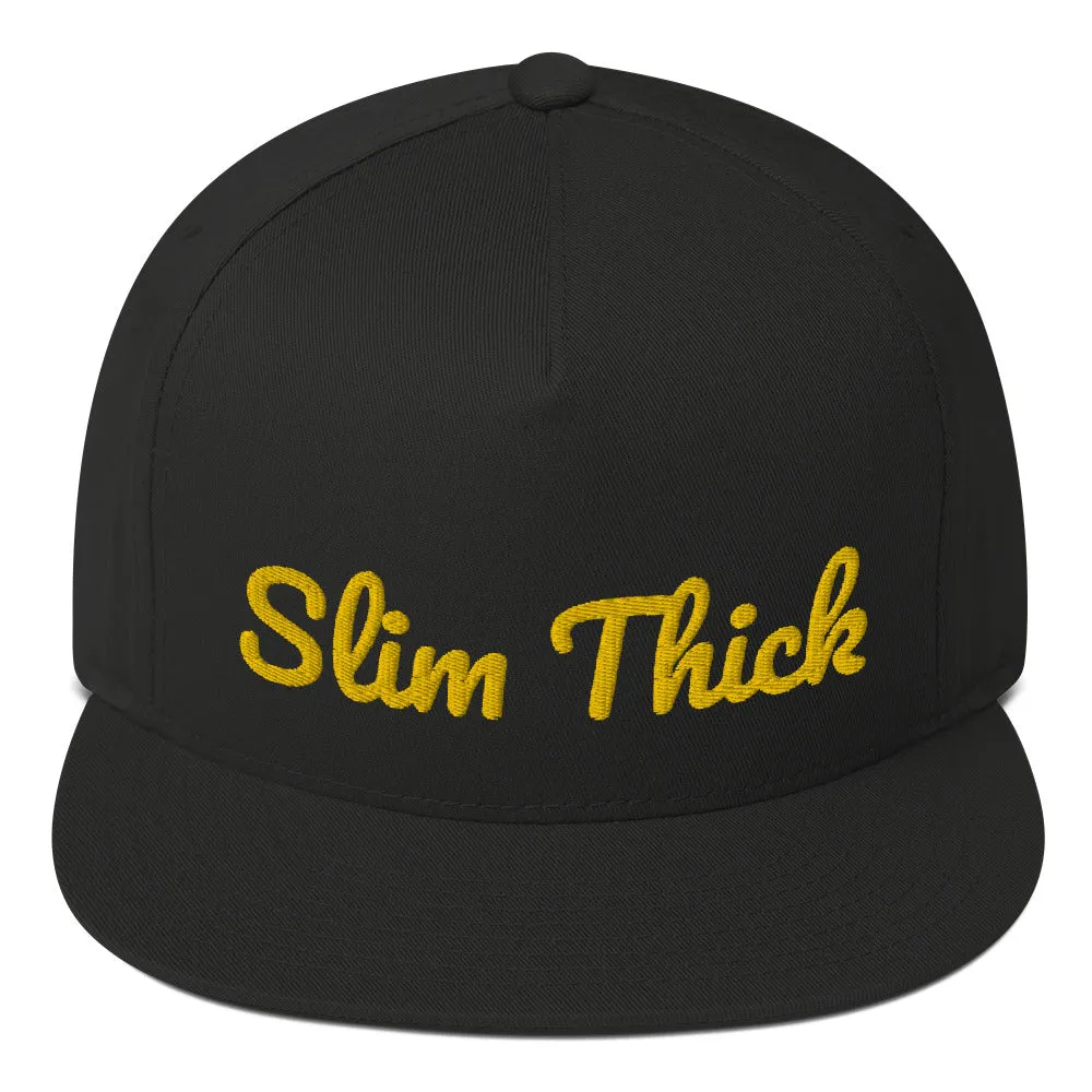 Slim Thick Flat Bill Cap