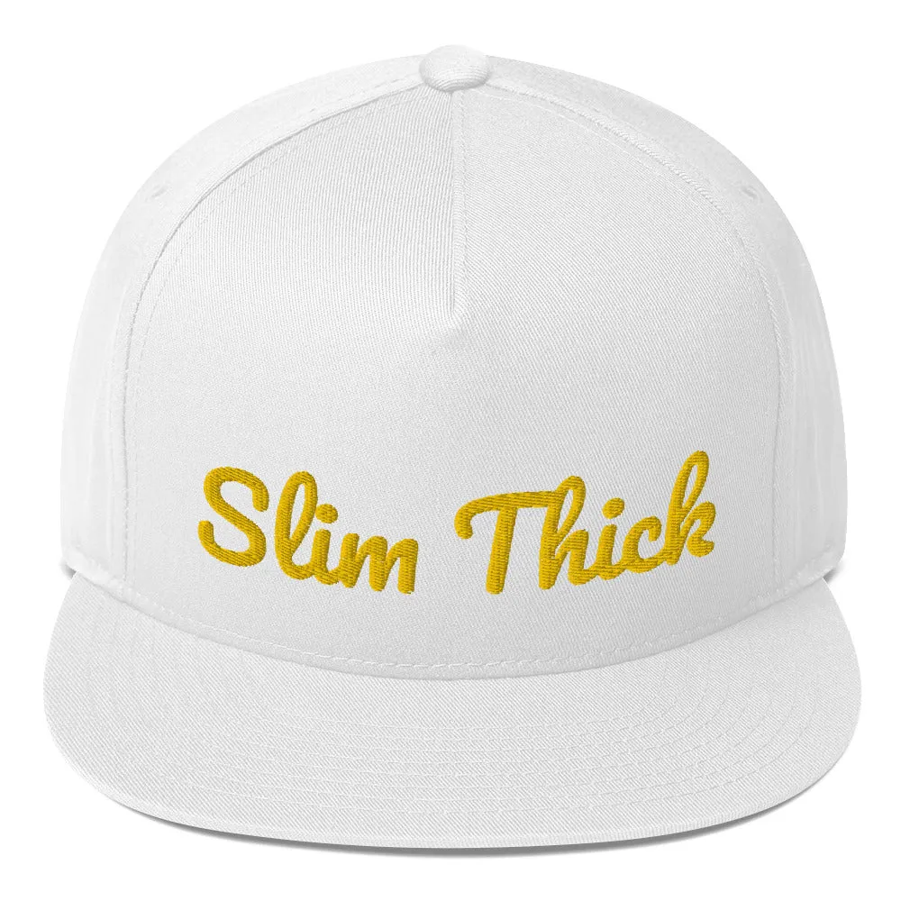 Slim Thick Flat Bill Cap