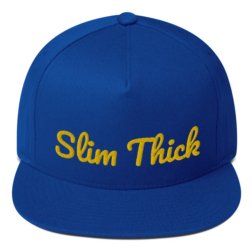 Slim Thick Flat Bill Cap