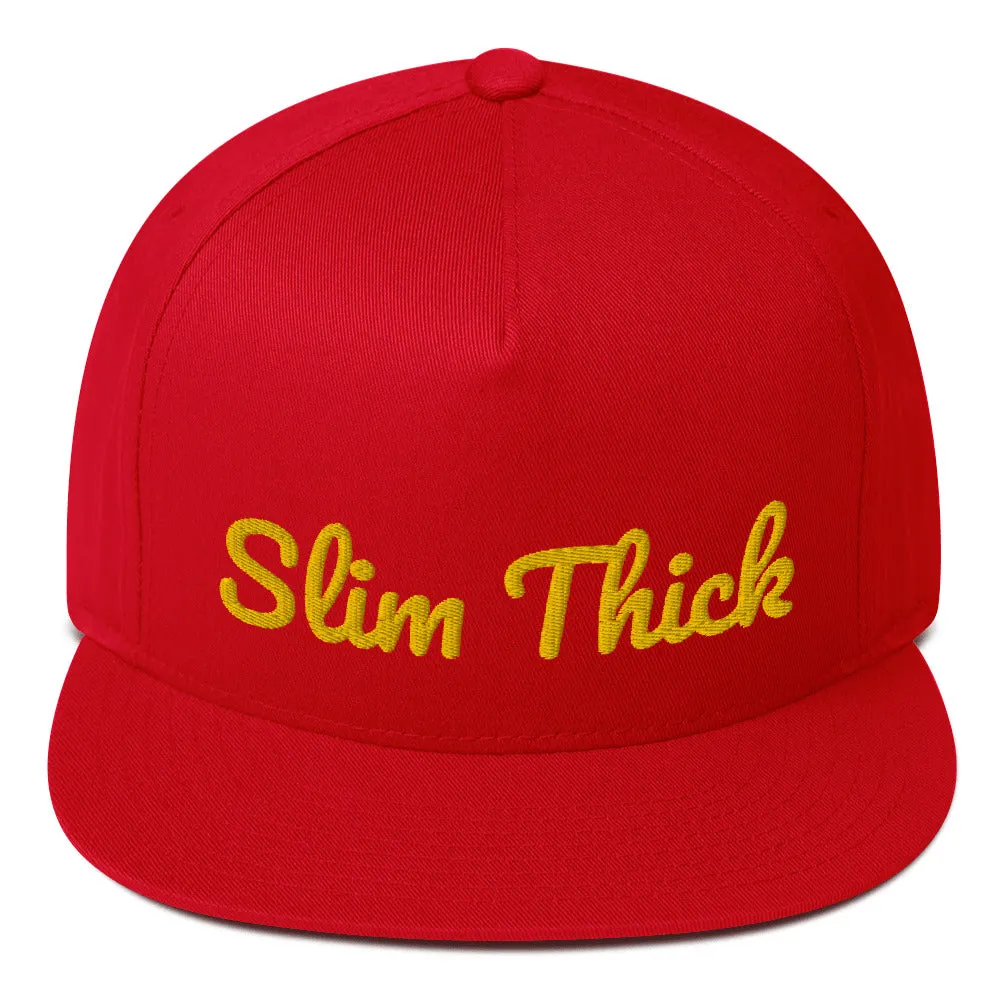 Slim Thick Flat Bill Cap
