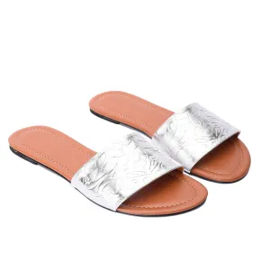 Slippers Hathor Silver