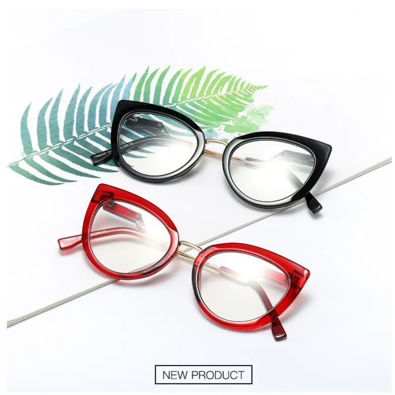 Small square flat glasses frame