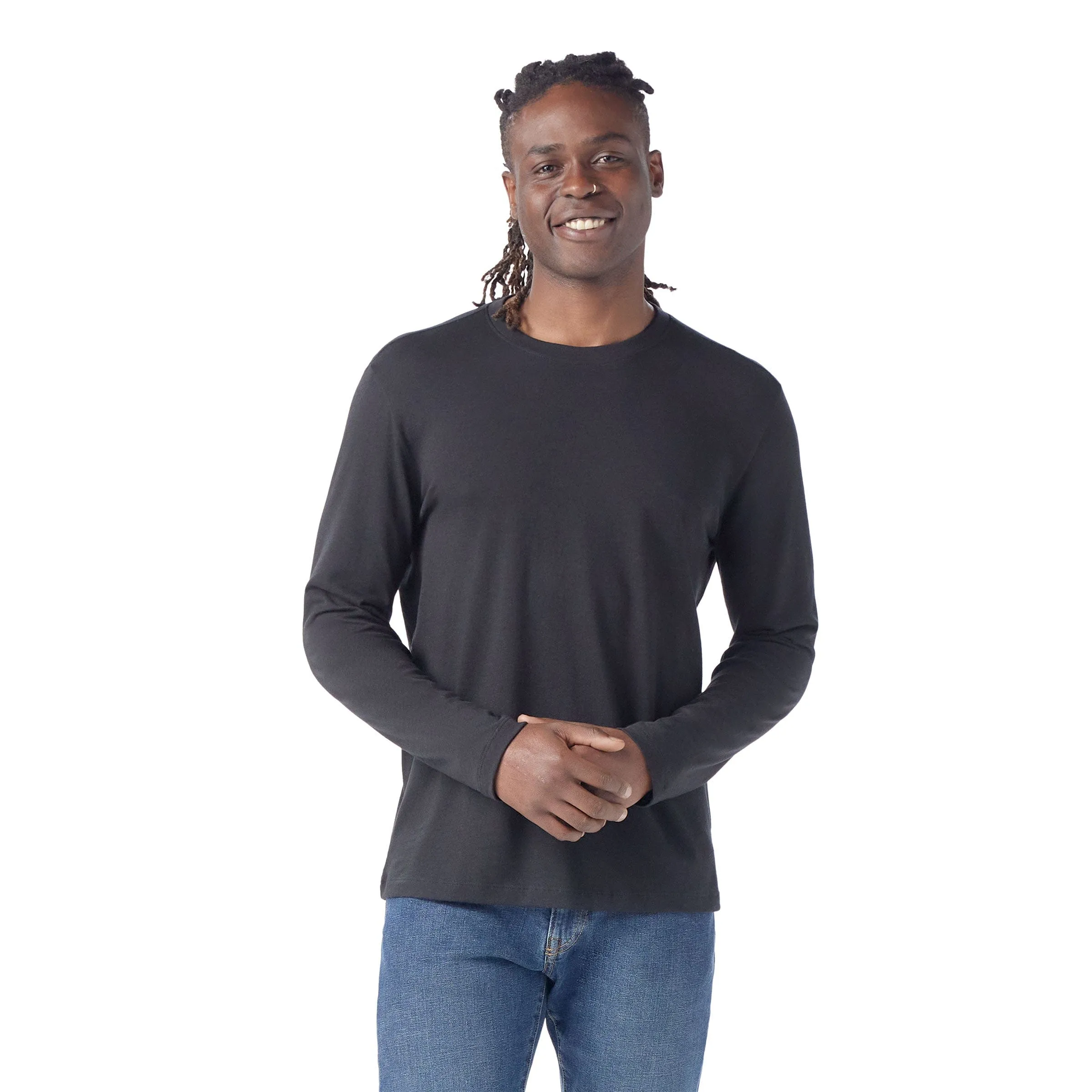 Smartwool Mens Perfect Crew Long Sleeve Tee