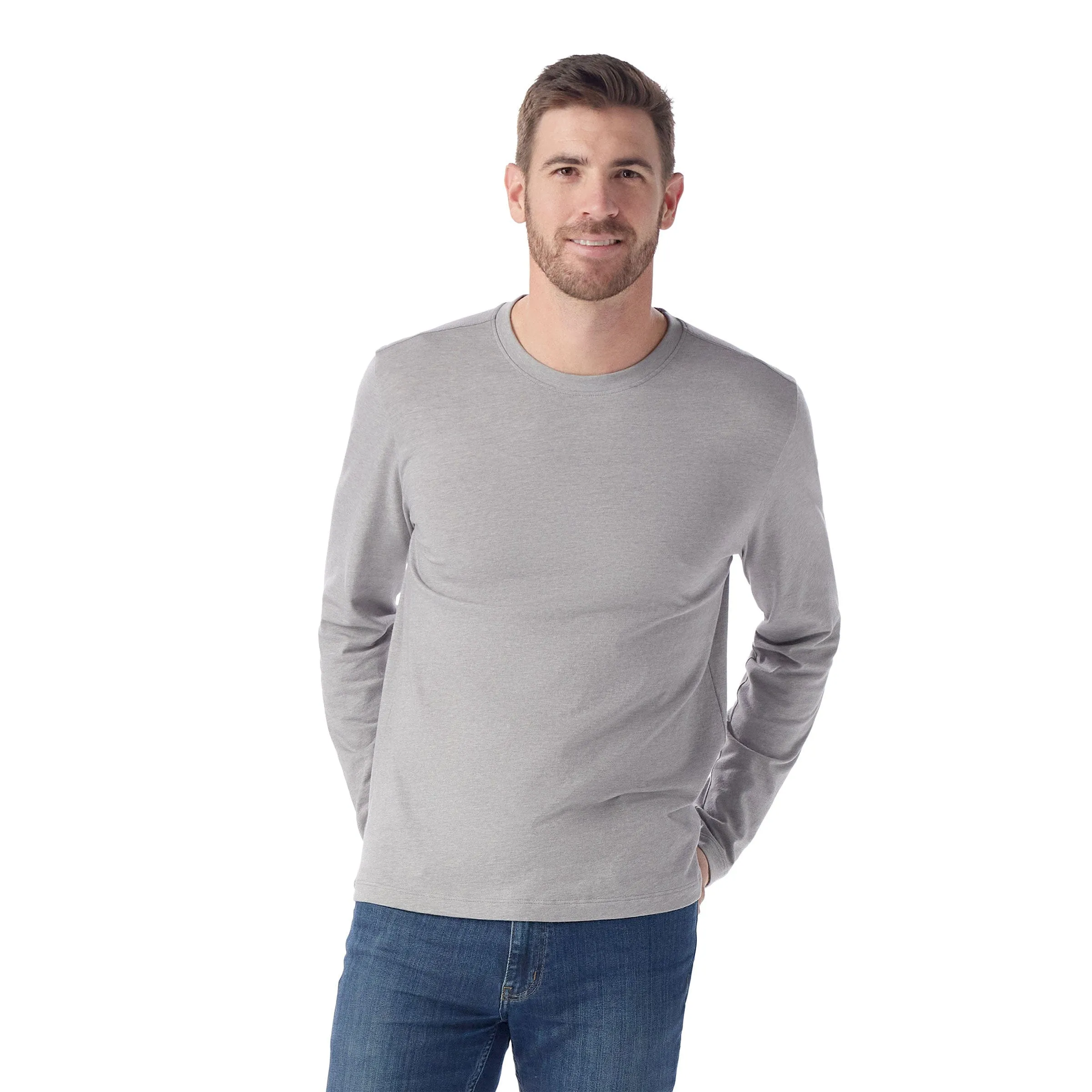 Smartwool Mens Perfect Crew Long Sleeve Tee