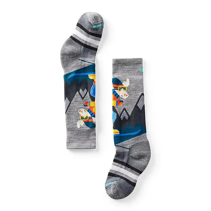 Smartwool Wintersport Full Cushion Mountain Moose Pattern OTC Socks Kids 2024