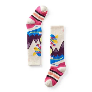 Smartwool Wintersport Full Cushion Mountain Moose Pattern OTC Socks Kids 2024