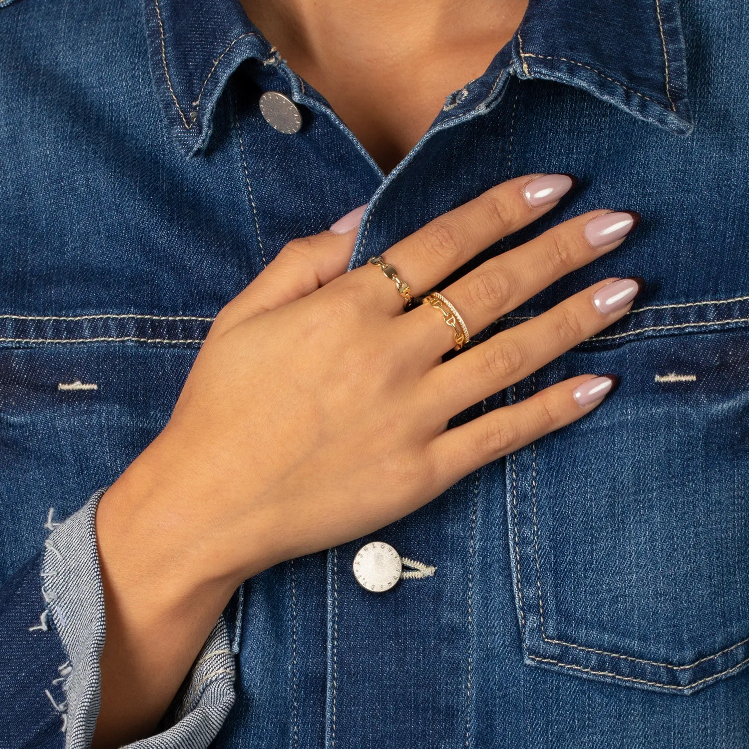 Solid Flat Mariner Band Ring