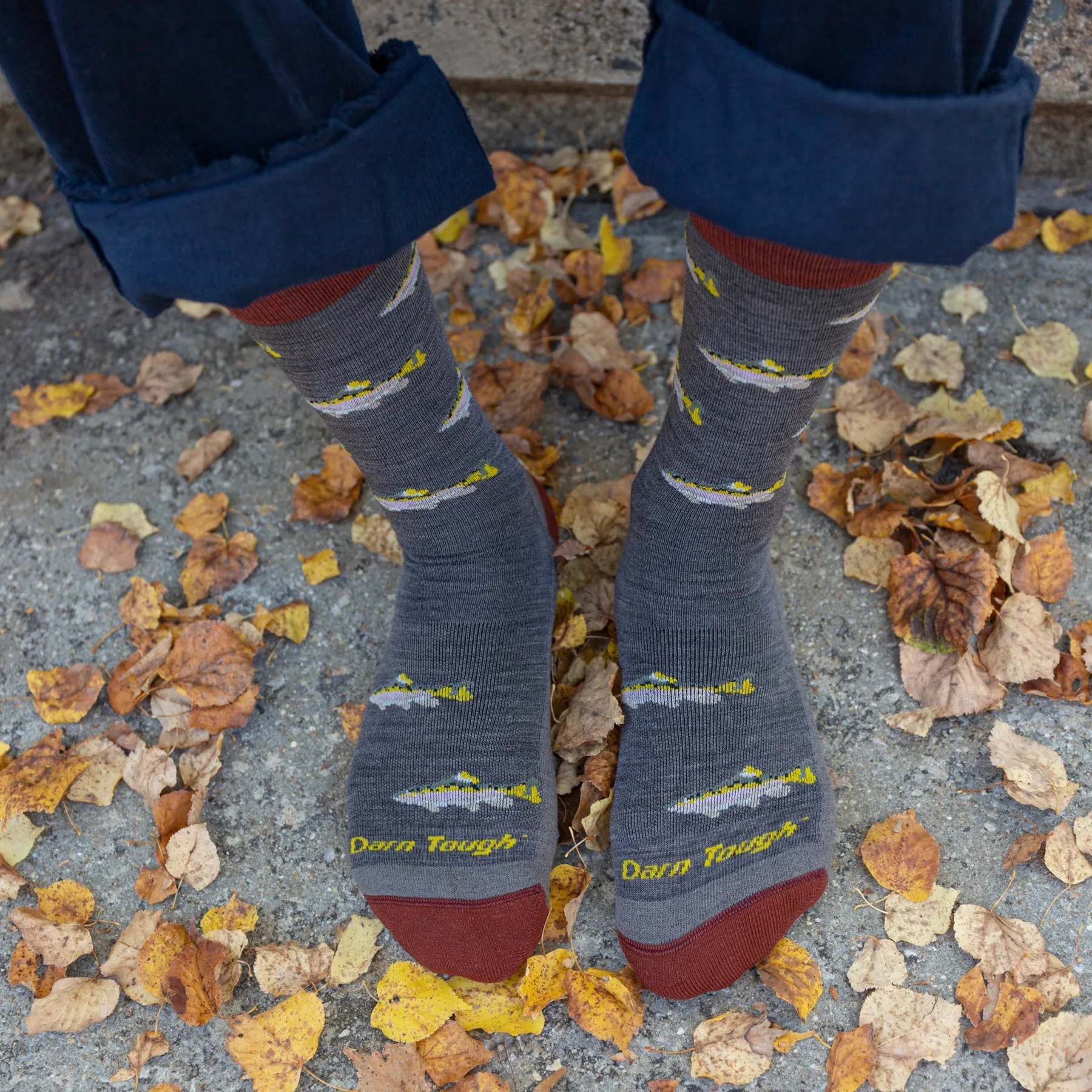 Spey Fly Crew Lightweight Lifestyle Sock (Men's) - D6085M