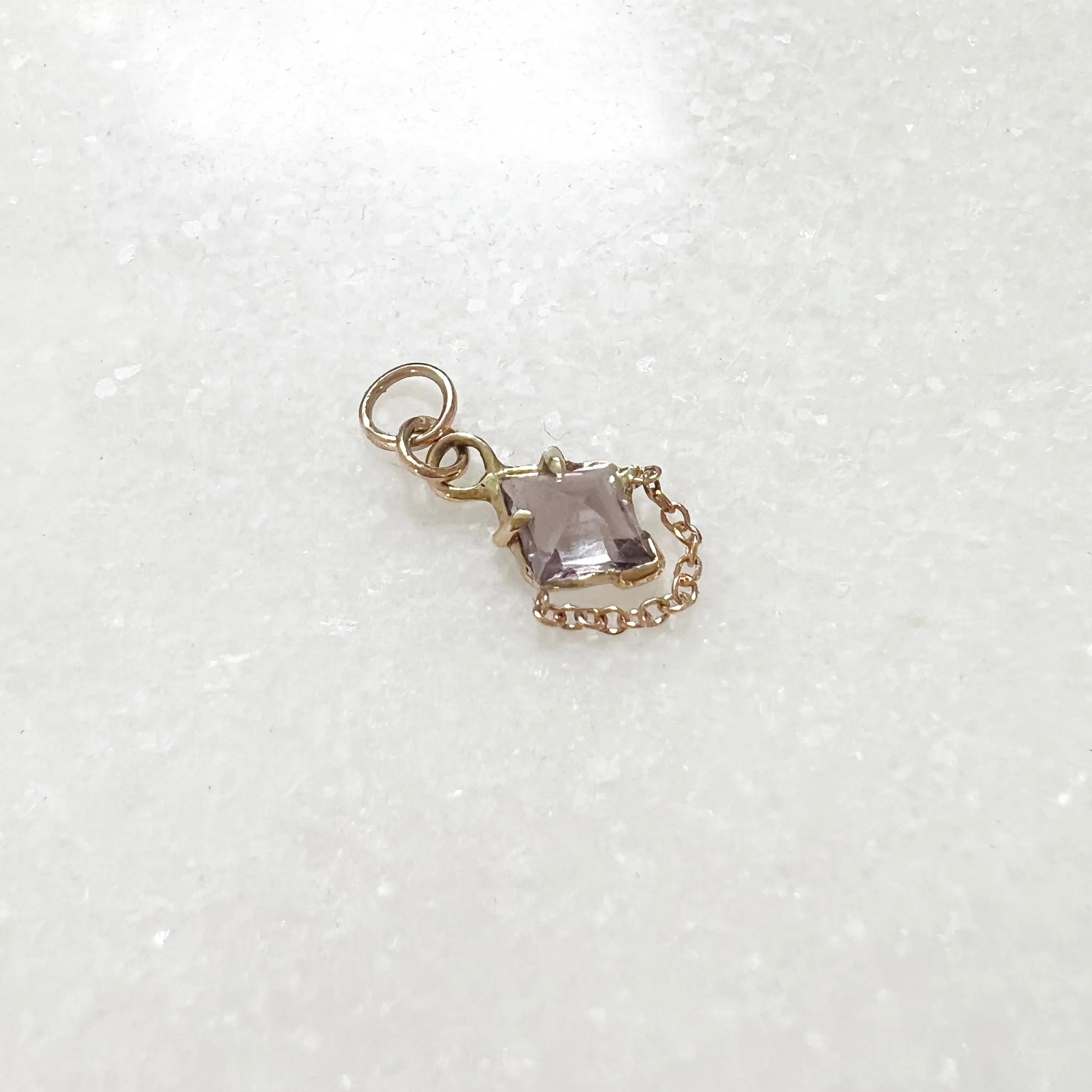 Spinel Ear Charm with Chain