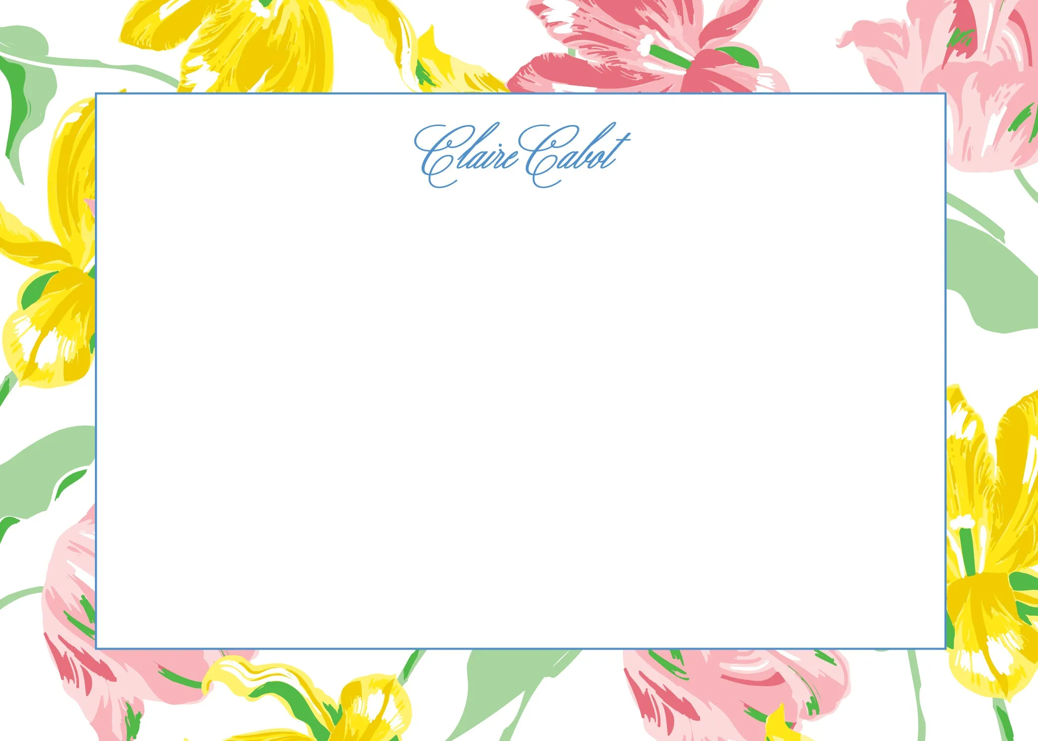 Spring Tulips Stationery