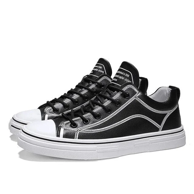 Spring/Autumn Casual Shoes Mens Anti Slip Leather Shoes Men Comfortable Fashion Men Sneakers Good Quality Luxury Brand Men Shoes