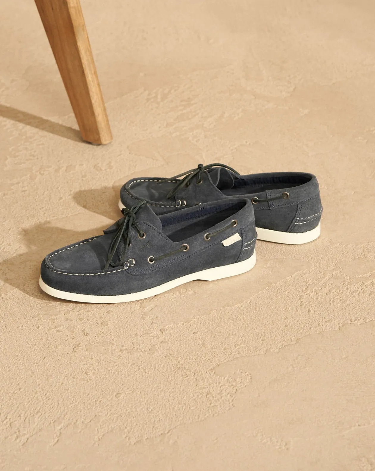 Suede Boat-Shoes - K15KM - Hamptons Patriot Blue