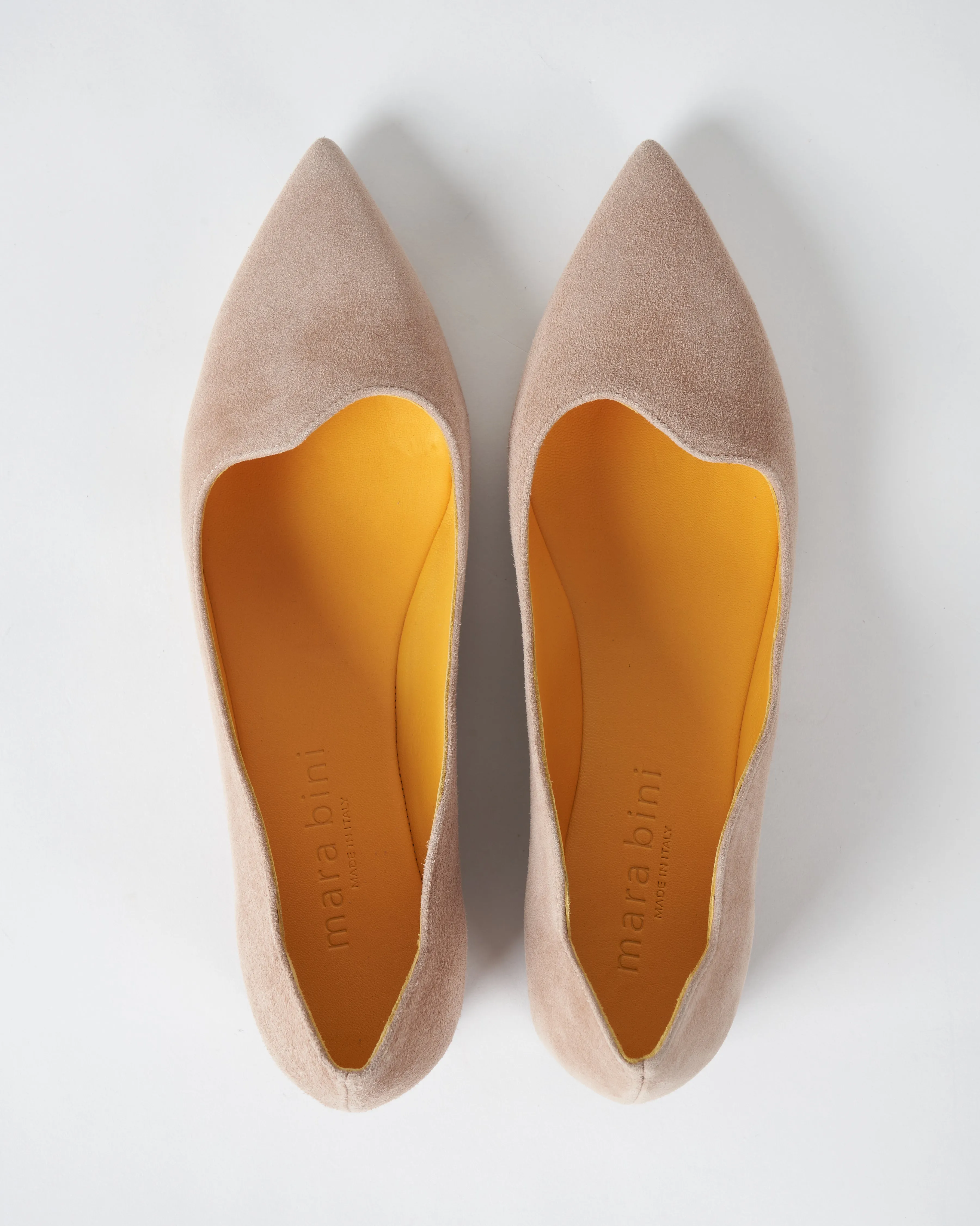 suede flat - camoscio bisquite