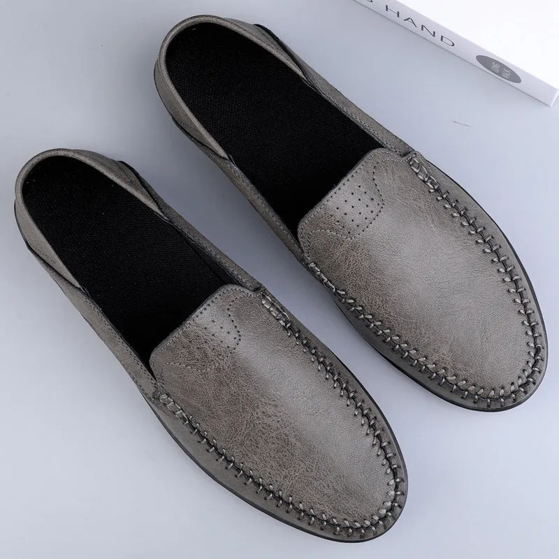 Summer Men's Slip-on Lofter Trendy British-style Casual Shoes